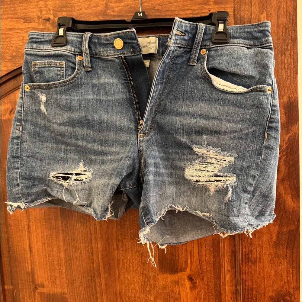 Universal Thread Ripped Blue Jean Shorts